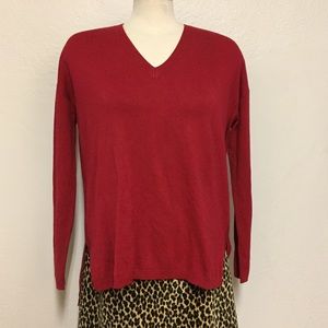 Lord & Taylor Red Sweater, S
